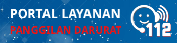 Banner `Portal Layanan Panggilan Darurat 112`