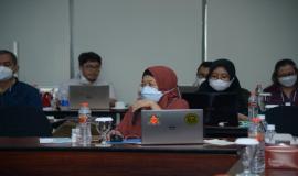 Koordinator Sarana Teknik Dyah Kunti Pratiwi Rantaningsih sedikit menjelaskan beberapa hal yang telah dilakukan oleh BBPPT selama tahun 2021, Kamis (4/11).