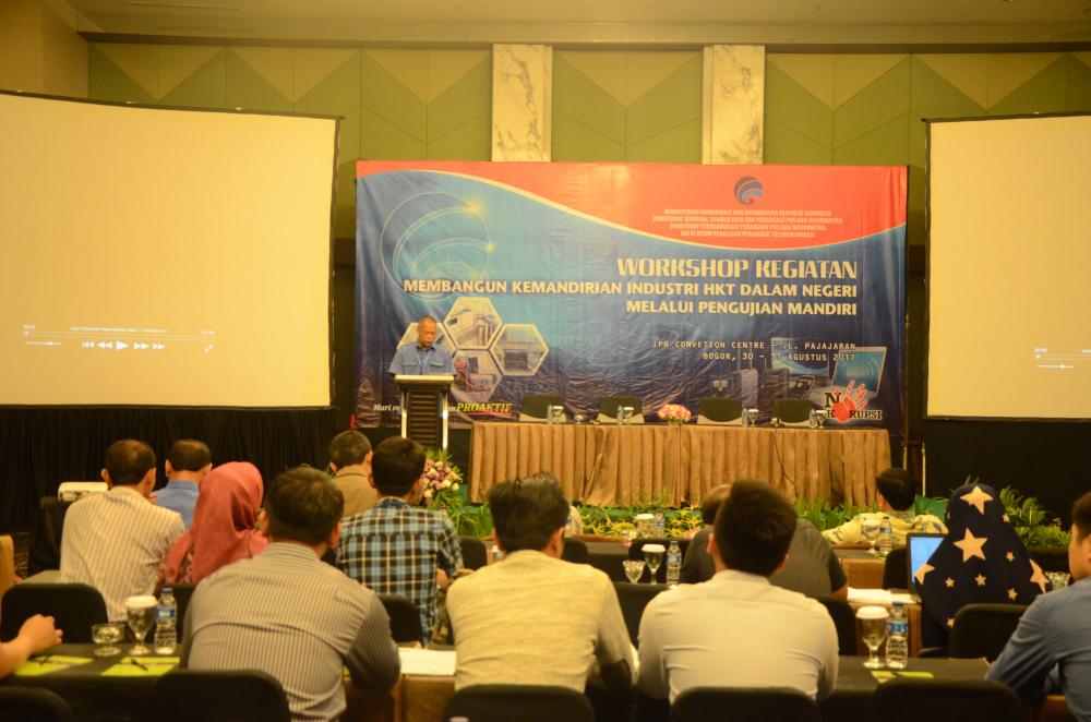 Workshop Membangun Kemandirian Industri HKT Dalam Negeri Melalui Pengujian Mandiri