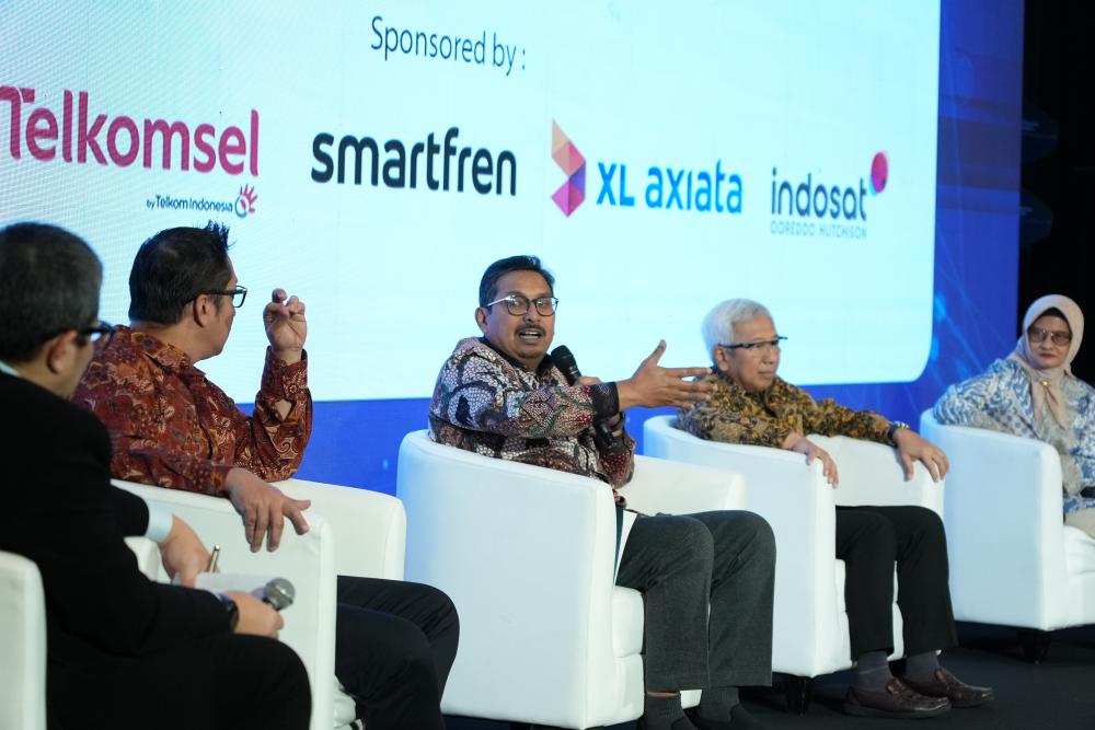 Dirjen SDPPI Ismail saat menjadi narasumber dari sisi Pemerintah dalam acara Detikcom Leadership Forum, Kamis (24/8/2023).