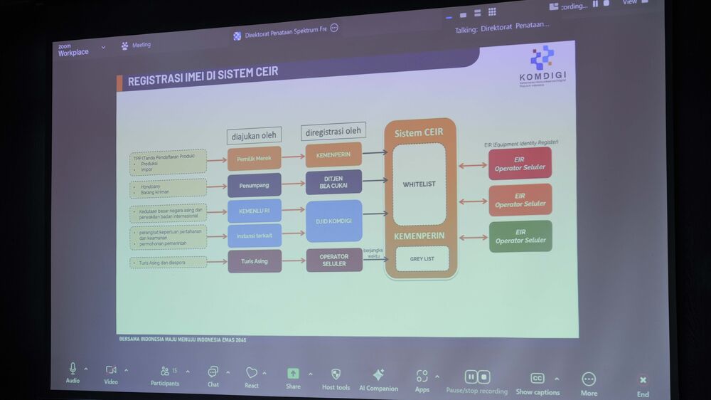 Permudah Layanan, Komdigi Siapakan Registrasi IMEI Digital