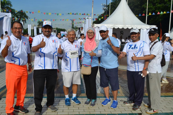 Ilustrasi: Lomba Lari 7.1K  Tutup Hari Bhakti Postel 2016