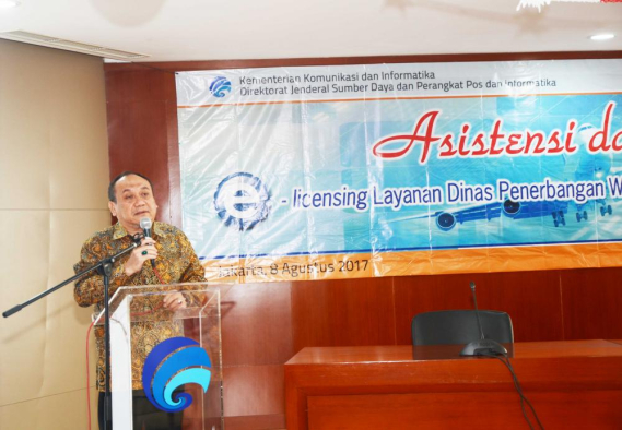 Ilustrasi: Direktur Operasi Sumber Daya Rachmat Widayana membuka kegiatan asistensi e-licensing dinas penerbangan