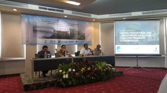 Ilustrasi: Dirjen SDPPI memimpin kegiatan market sounding untuk pembangunan gedung dan laboratorium perangkat telekomunikasi untuk Balai Besar Pengujian Perangkat Telekomunikasi (16/12/2019).