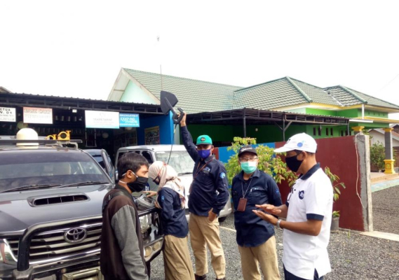 Ilustrasi: Tim Monitoring Balmon Klas II Banjarmasin bersama Teknisi TVRI Banjarmasin sedang melakukan monitoring penanganan gangguan channel CH 40 frekuensi 623,25 MHz TVRI Banjarmasin.