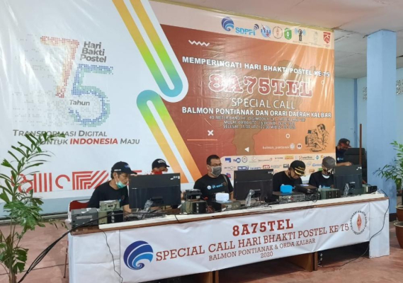 Ilustrasi: Balai Monitor Spektrum Frekuensi (SFR) Kelas II Pontianak bersama Organisasi Radio Amatir Daerah (ORDA) Provinsi Kalimantan Barat menggelar Special Call sebagai ajang melatih diri bagi anggota Organisasi Amatir Radio Indonesia (ORARI), Sabtu (26/09/2020).