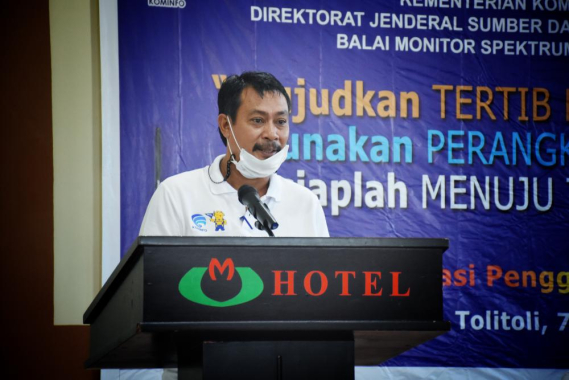 Ilustrasi: Balai Monitor Spektrum Frekuensi Radio Kelas II Palu (Balmon Palu) gelar Sosialisasi Penggunaan Spektrum Frekuensi Radio  di Kota Tolitoli Kab. Tolitoli Sulawesi Tengah. (7/10/2021)