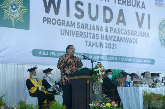 Ilustrasi: Direktur Jenderal Sumber Daya dan Perangkat Pos dan Informatika (Dirjen SDPPI) Ismail  memaparkan riset pemetaan kebutuhan kompetensi SDM TIK pada OrasiIlmiah di Lombok Timur, (18/12/2021).