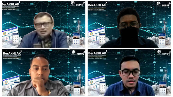 Ilustrasi: Direktur Operasi Sumber Daya Dwi Handoko memimpin rapat Forum Data SDPPI, Selasa (22/03/2022).