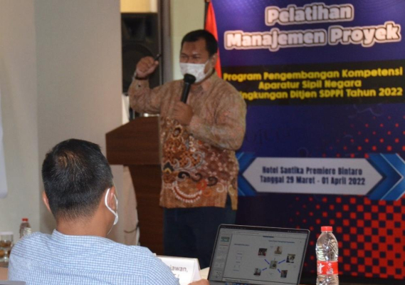 Ilustrasi: Salah satu sesi dalam Pelatihan Manajemen Proyek yang diikuti para PPK di lingkungan Ditjen SDPPI, Selasa (29/03/2022).