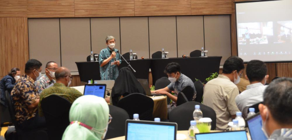 Ilustrasi: Ketua Tim Kerja Spektrum Frekuensi Radio 2 (SFR-2) Endarto, membuka kegiatan ToT para instruktur bidang perizinan stasiun radio, Kamis (16/6/2022).