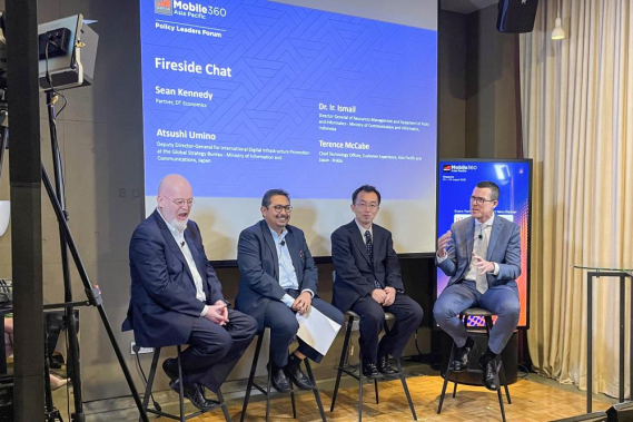 Ilustrasi: Dirjen SDPPI Ismail dalam sesi Digital Policies &amp; New Business Models for a Digital Future, bersama Pembicara lainnya, Rabu (03/08/2022).