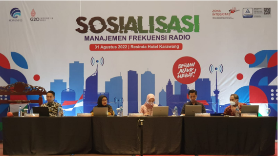 Ilustrasi: Salah satu sesi dalam kegiatan Sosialisasi Manajemen Spektrum Frekuensi Radio di Bandung, Rabu (31/08/2022).