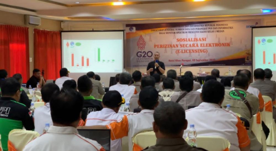 Ilustrasi: Ka. Balmon Medan Syamsul Huda membuka Sosialisasi dan Bimbingan Teknis E-Learning kepada Pengurus Daerah dan Wilayah/Lokal Orari dan RAPI se-Sumatera Utara, Sabtu (3/9/2022),