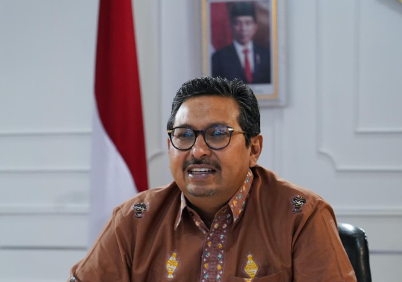 Ilustrasi: Dirjen SDPPI Ismail memberi sambutan dalam kegiatan Winner Announcement Smart Solution Hunts and Hands-on Workshop, Kamis (3/11/2022).