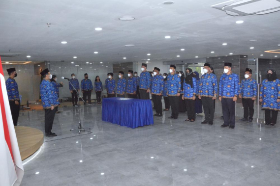 Ilustrasi: Pengukuhan Pengurus KORPRI Kemkominfo bertempat di Aula (6/12/2022).