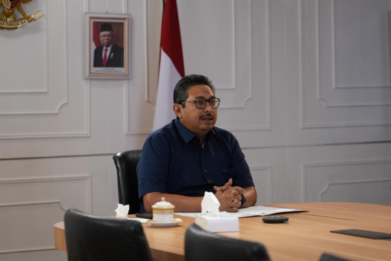 Ilustrasi: Dirjen SDPPI Ismail saat memberi sambutan pembukaan Indonesia ICT Standardization Forum 2022, Rabu (14/12/2022).