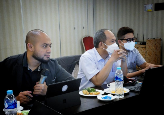 Ilustrasi: Ketua Tim Kerja Perencanaan Program dan Pelaporan, Aryo Pamoragung saat memeimpin rapat rapat pembahasan Manajemen Resiko di Lingkungan Ditjen SDPPI, Depok, Kamis (12/01/2023)