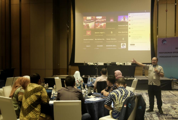 Ilustrasi: Bimbingan Teknis Penyusunan Spesifikasi dan Pemilihan Peyedia Barang dan pekerjaan Kontruksi Ditjen SDPPI. Kamis (25/06/2023).